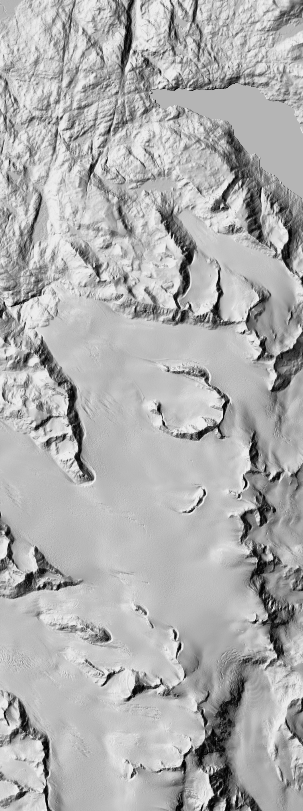 Dixon Glacier IfSAR hillshade